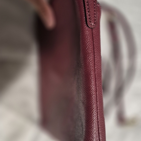 Coach Burgundy Crossbody Bag - Picture 7 of 8